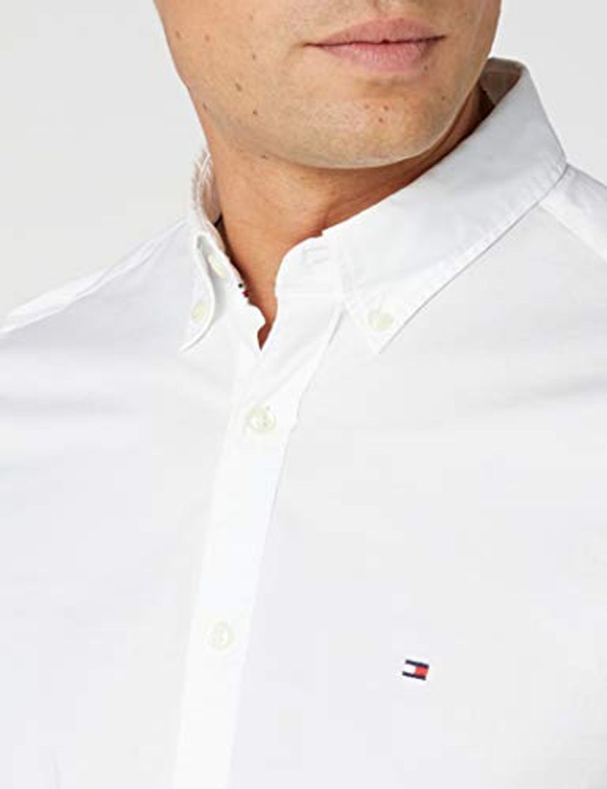 Producto Tommy Hilfiger Core Stretch Slim Poplin Shirt Camisa, Blanco