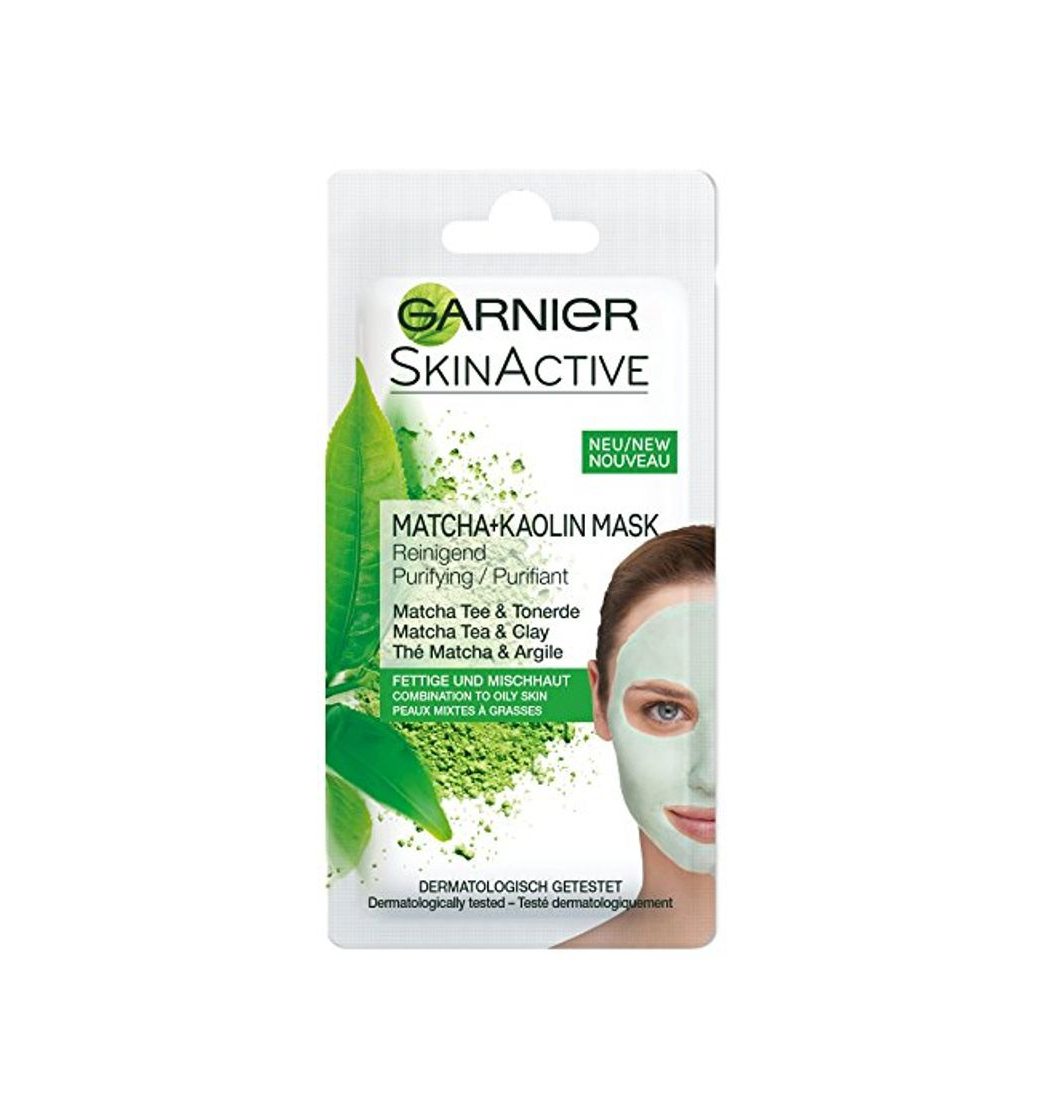 Belleza Mascarilla Facial Purificante Té Matcha y Arcilla, de Garnier SkinActive