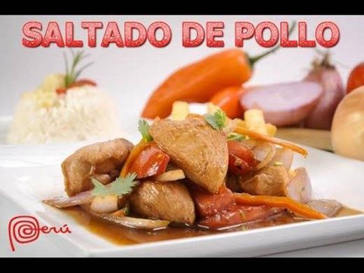 Cocina peruana facil/saltado de pollo