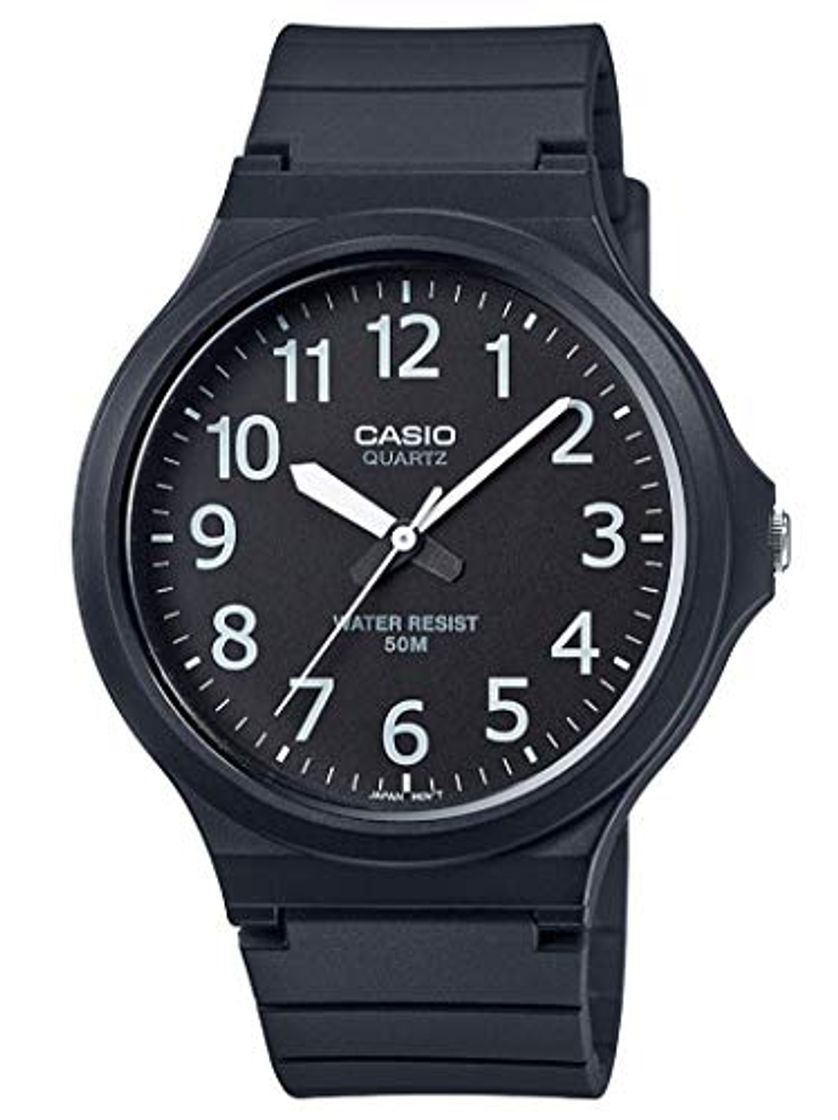 Social Casio Reloj Analógico para Hombre de Cuarzo con Correa en Plástico MW