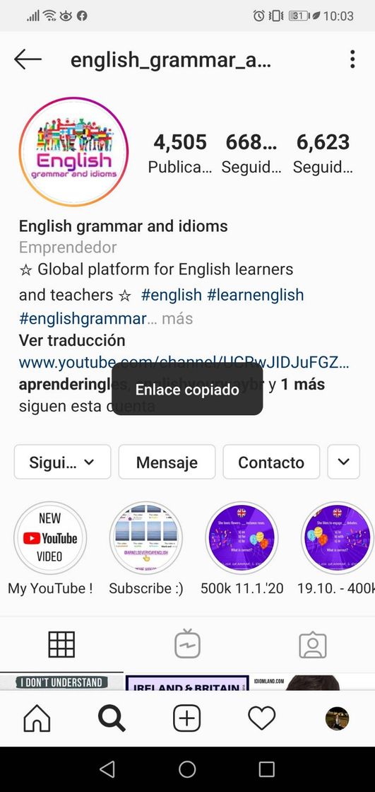 Social Una más para aprender idioms