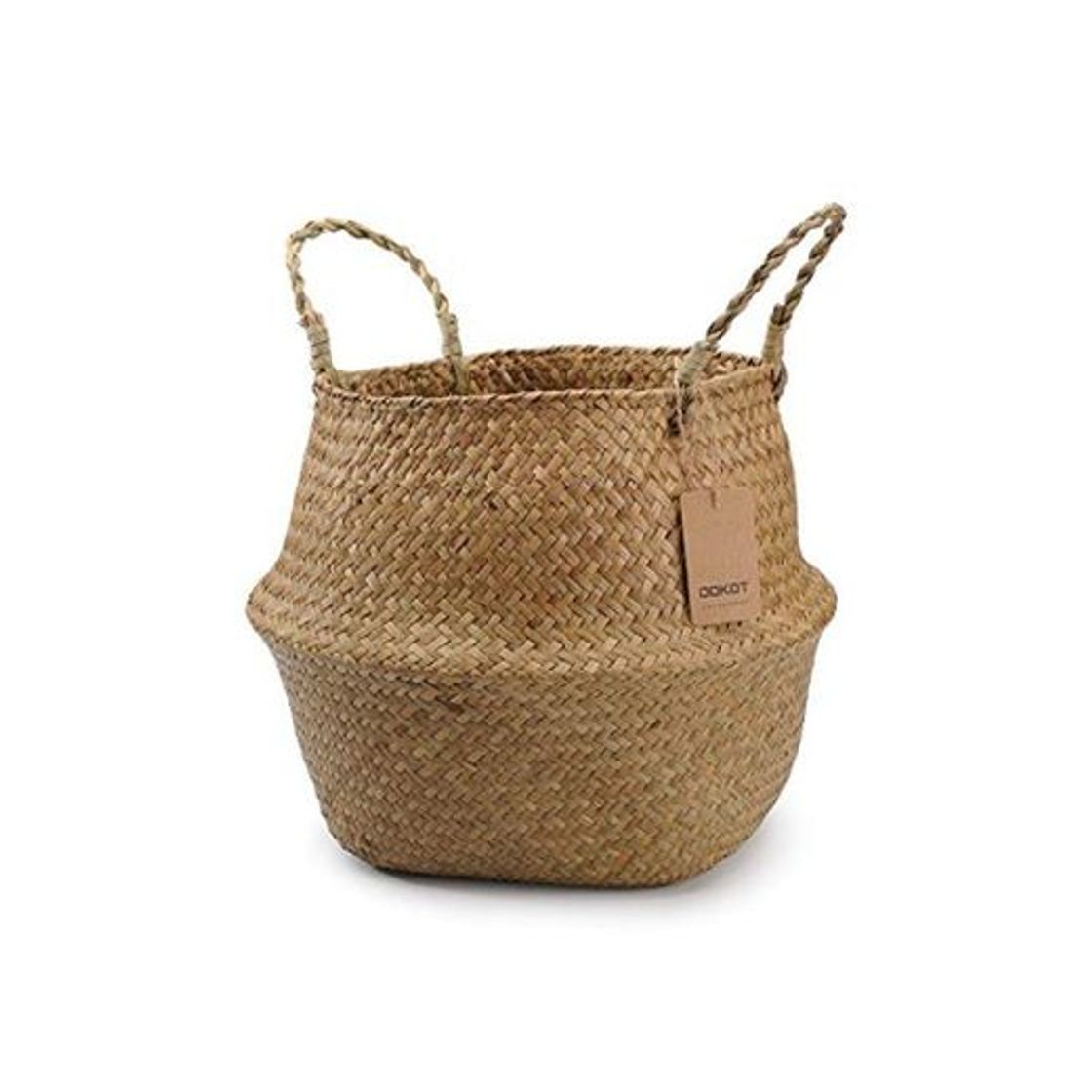 Social Natural Seagrass Mimbre Cesta de Cesteria 