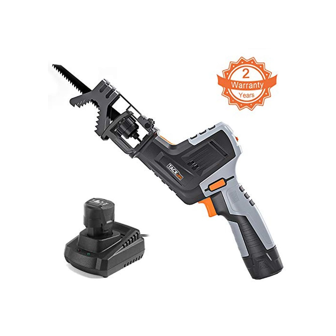 Productos TACKLIFE Sierra Sable Inalámbrica de 12- Volt Máximo