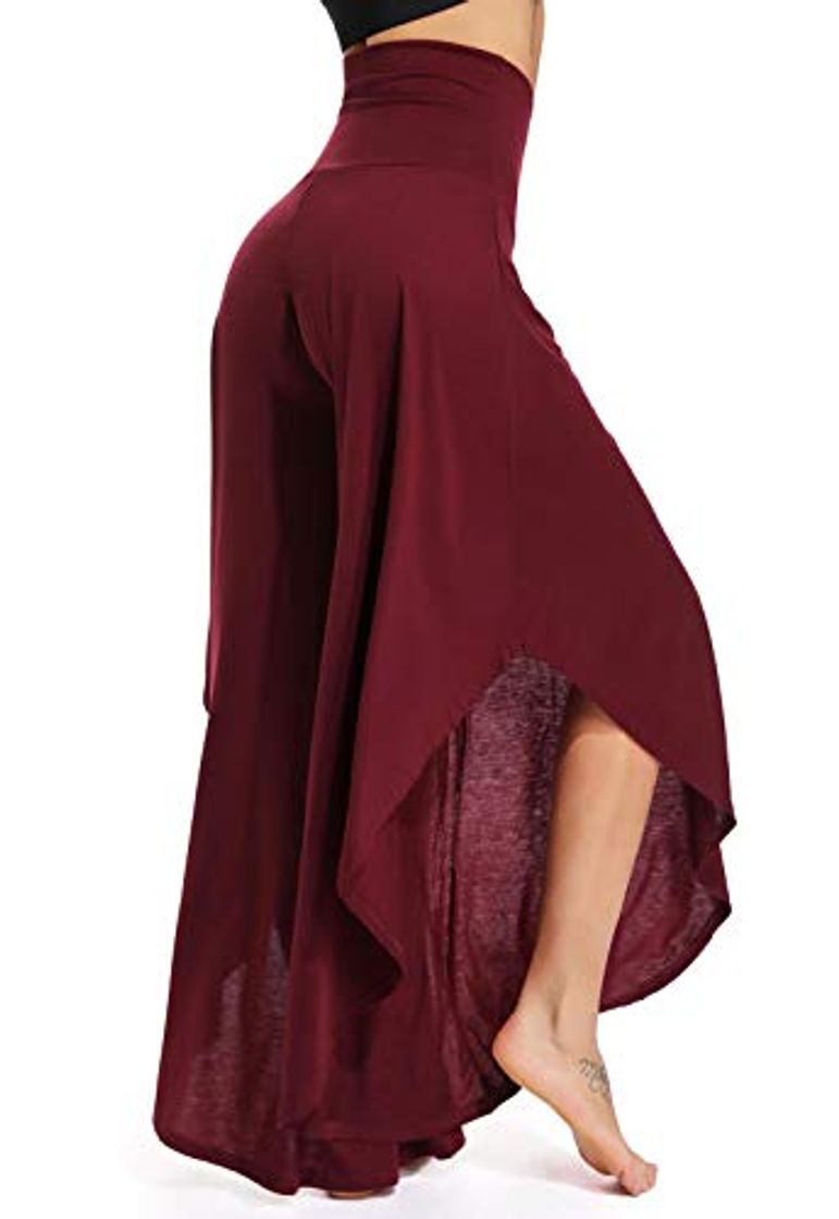 Social FITTOO Pantalones De Yoga Sueltos Cintura Alta Mujer Pantalones Largos Deportivos Suaves