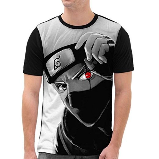 VOID Kakashi Hatake Camiseta gráfica para Hombre T-Shirt All-Over Print Ninja Anime