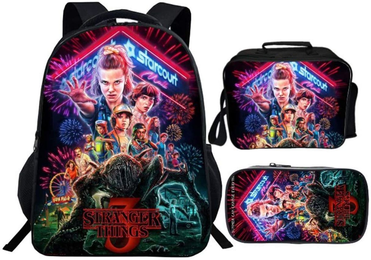 Product ZIGJOY Stranger Things Season 3 Unisex Students School Bookbags para Niños RF16S01