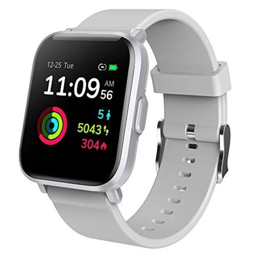 Reloj Inteligente Hombre Mujer, GRDE Smartwatch Fitness 24H Monitor de Oxigeno