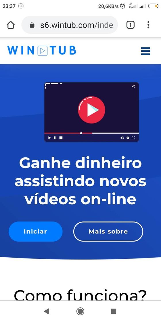 Moda Wintube só assistir vc ganhar em dólar...