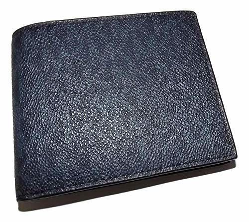 Michael Kors Mens's Jet Set Slim MK Siganture Billford Wallet Baltic Blue