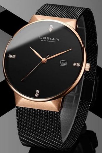 Cazonia Stainless Steel Mesh Watch | Accesorii