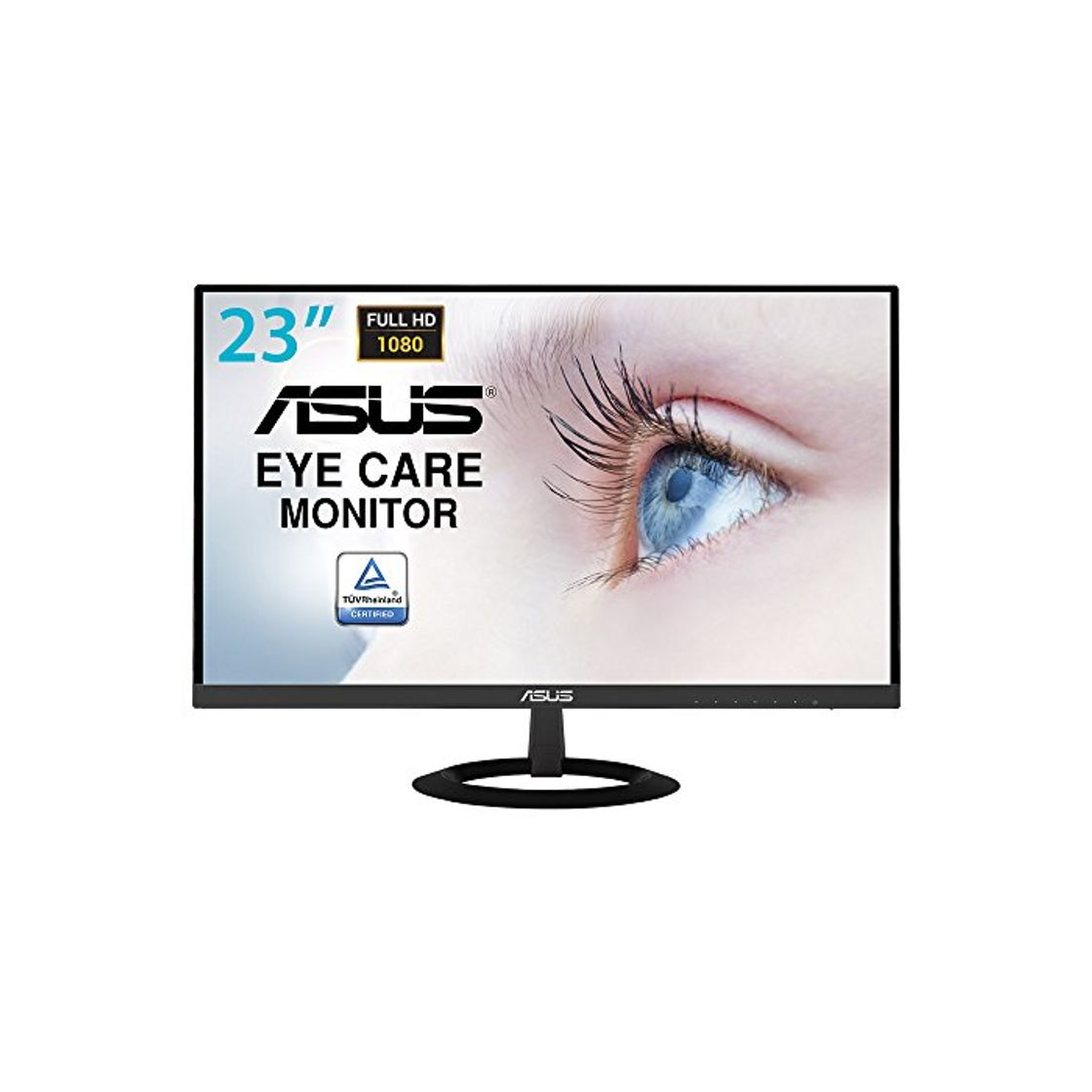 Electrónica ASUS VZ239HE 23" Full HD IPS Negro Plana Pantalla para PC -