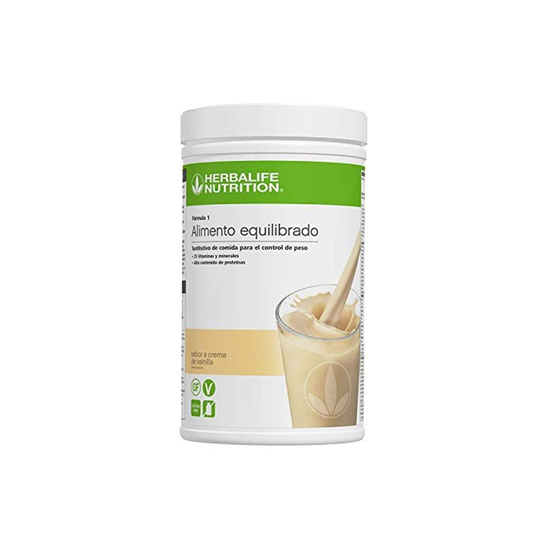 Fitness Batido Fórmula 1 Herbalife sustitutivo de comidas bajo en calorías. Rico en