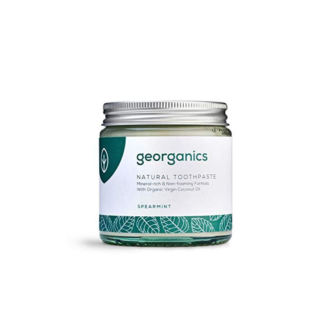 Beauty georganics Remineralizante Natural Aceite Coco Orgánico Pasta de dientes 120ml