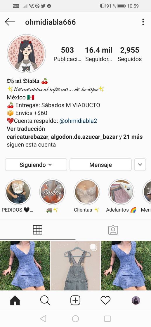 Moda Bazares bonitos en instagram 