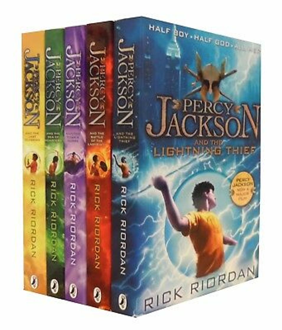 Libro Percy Jackson 5 Books Collection Set Pack The Lightning Thief New