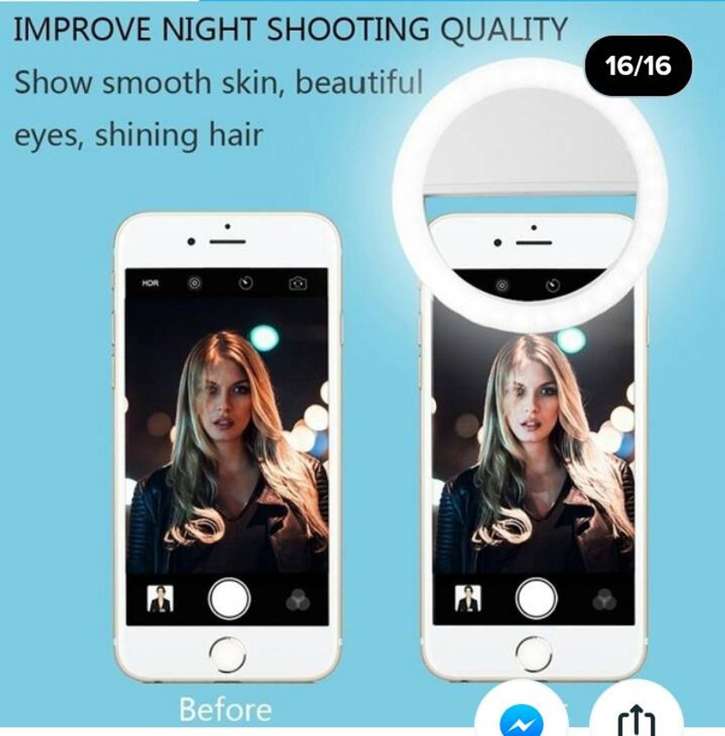 Social Aro de luz para celular