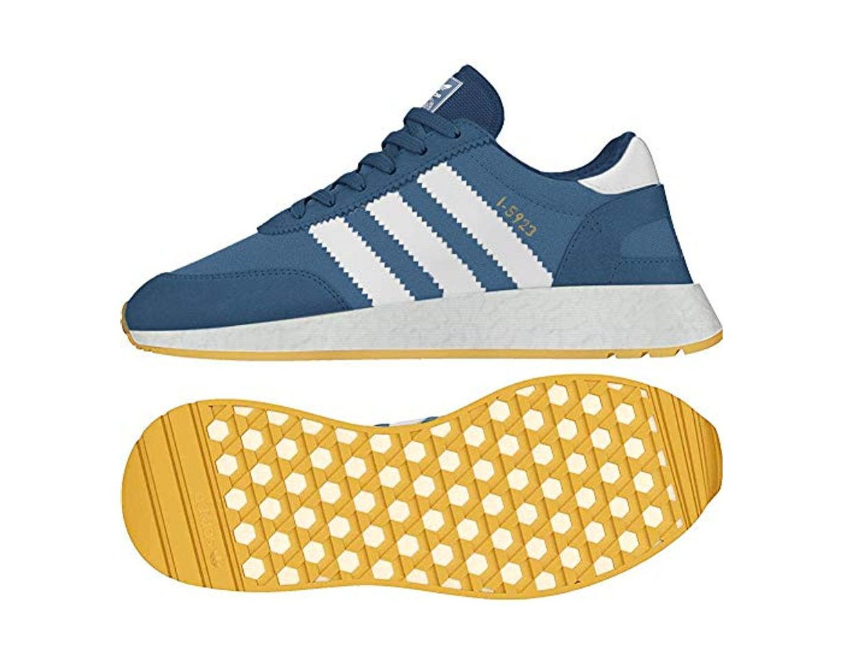 Social Adidas I-5923 W, Zapatillas de Deporte para Mujer, Azul