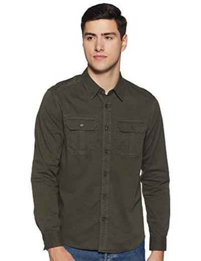 Calvin Klein Gmd Twill Utility Reg Shirt Camisa