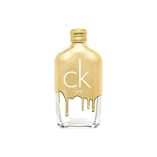 Agua de colonia unisex Calvin Klein One Gold con vaporizador