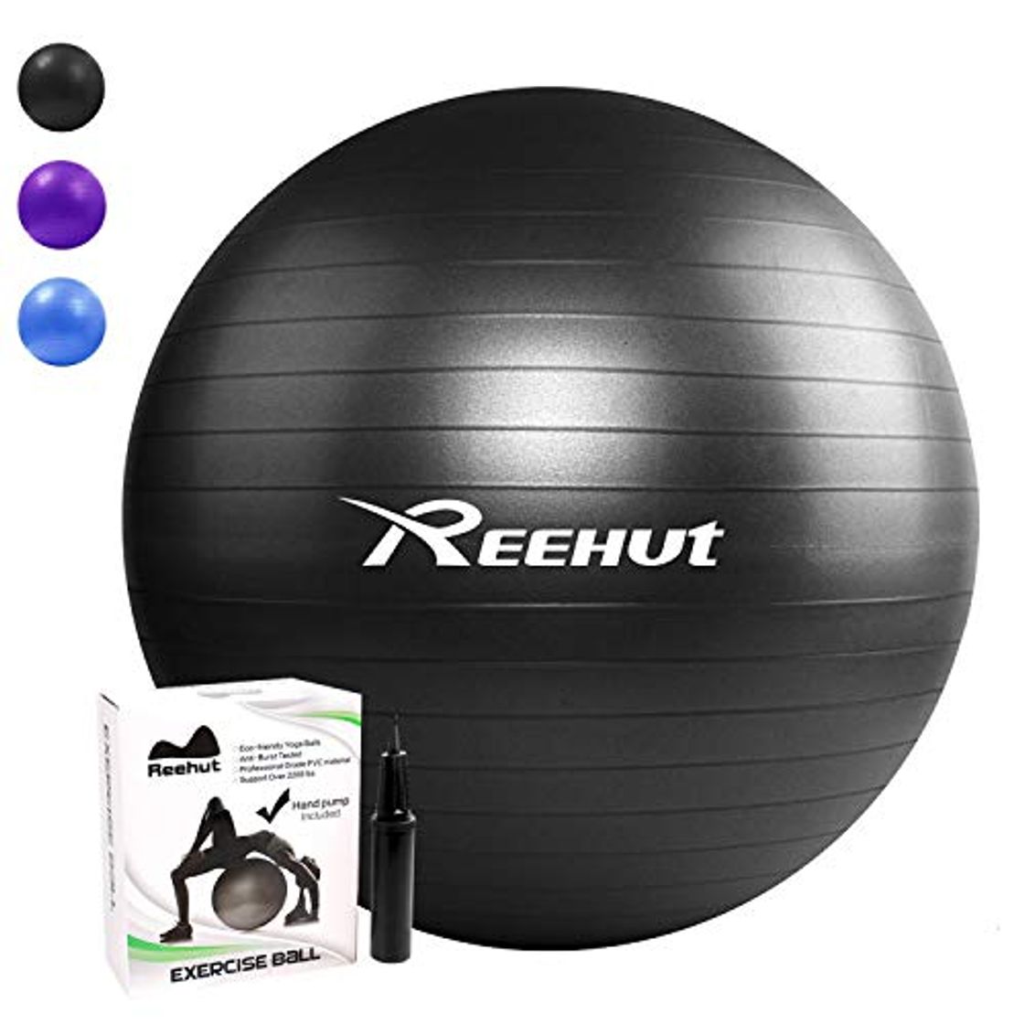 Social REEHUT Pelota de Ejercicio Anti-Burst para Yoga