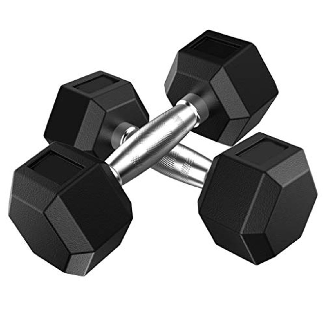 Social Mancuerna Mancuernas Dumbbell Dumbbells Mancuerna de hierro sólido hexagonal con mancuernas de goma Encased Hex mancuerna con asas de metal Inicio Deportes Equipo de la aptitud Mancuerna Mancuernas Du