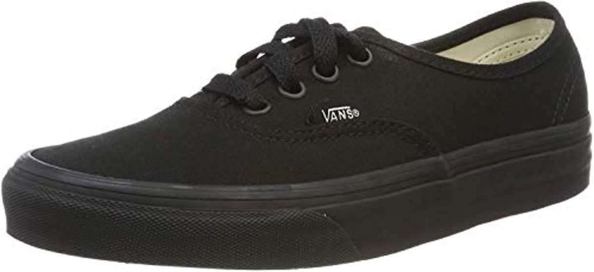 Social Vans Authentic, Zapatillas de Tela Unisex, Negro