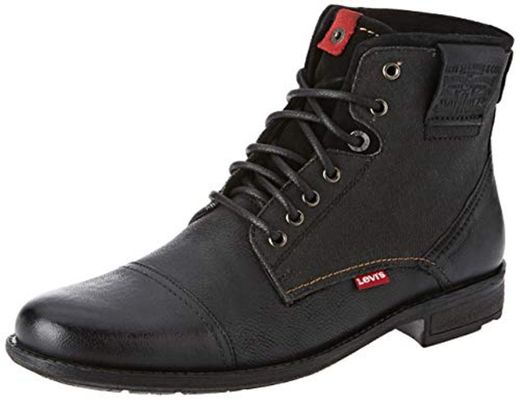 Levi's Fowler, Botas Slouch para Hombre, Negro