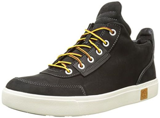 Timberland Amherst High Top Sensorflex, Botas Chukka para Hombre, Negro