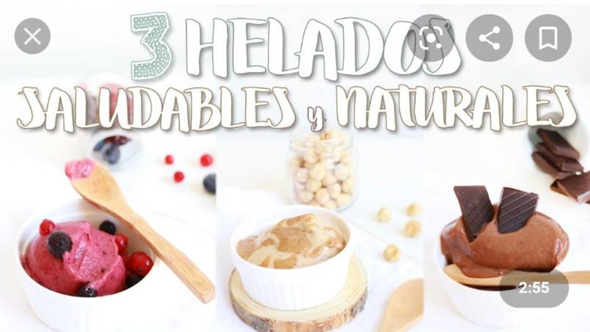 Moda Receta HELADO SALUDABLE 100% natural SIN MÁQUINA | 2 Be ...