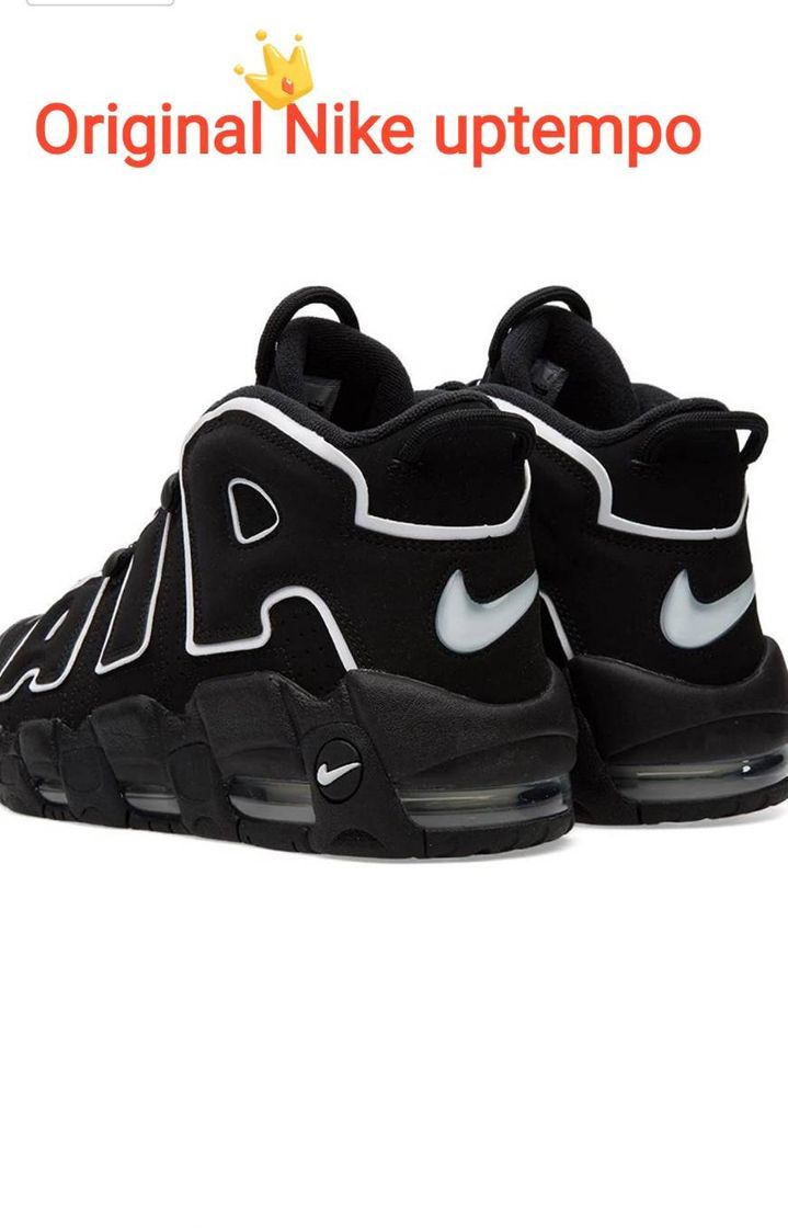 Fashion Nike uptempo black and white 🔥🥵🔥