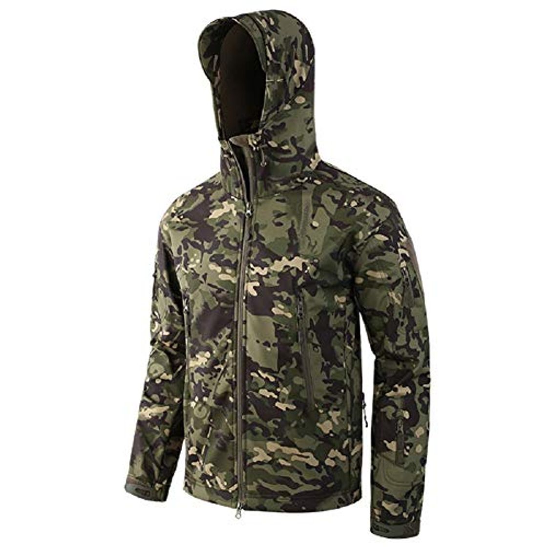 Fashion Bruce Lin Impermeable Militar Táctica Camuflaje Chaqueta de Softshell para Hombre