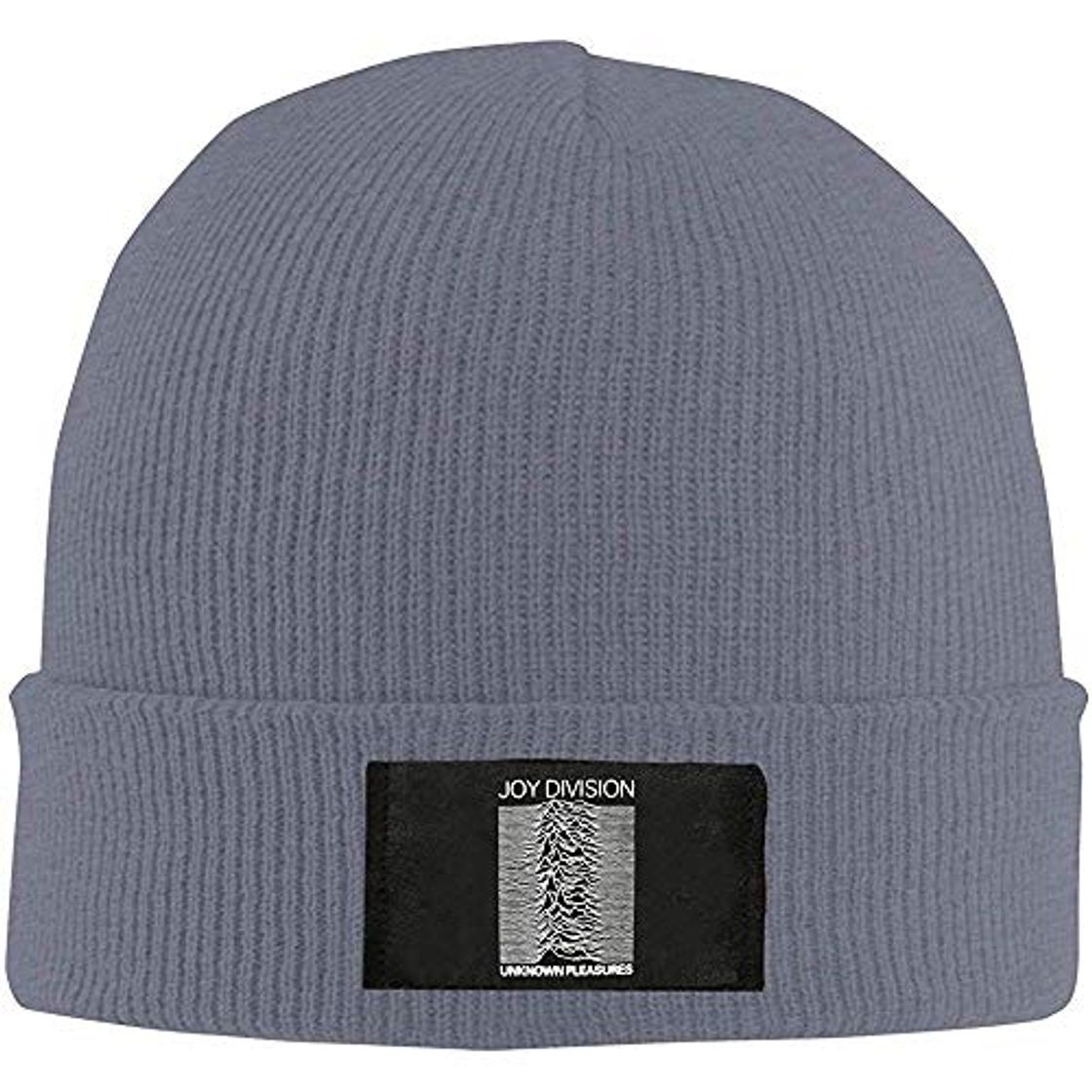 Moda Jey Diivsion Placeres desconocidos Gorro de Punto Gorro Personalidad cálida Moda Unisex Negro