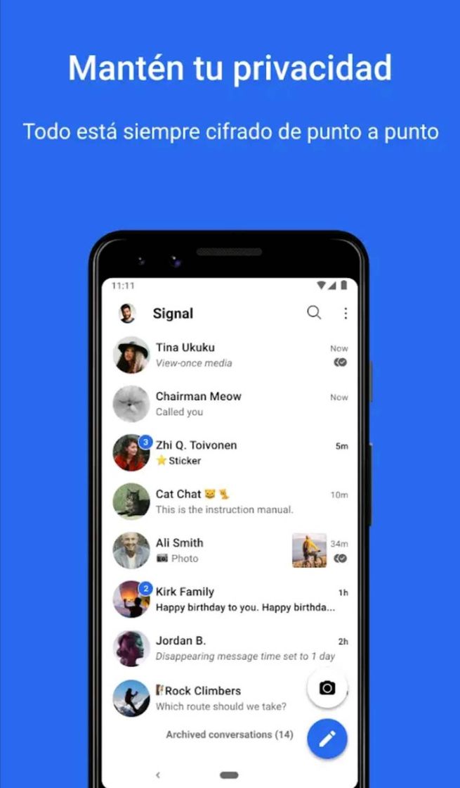 App Signal la mejor mensajería 100% privacidad