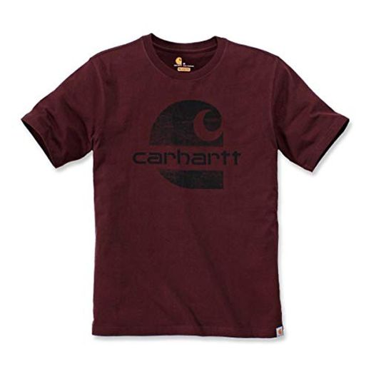 Carhartt Mens Premium Relaxed Fit Graphic Crew Neck T Shirt