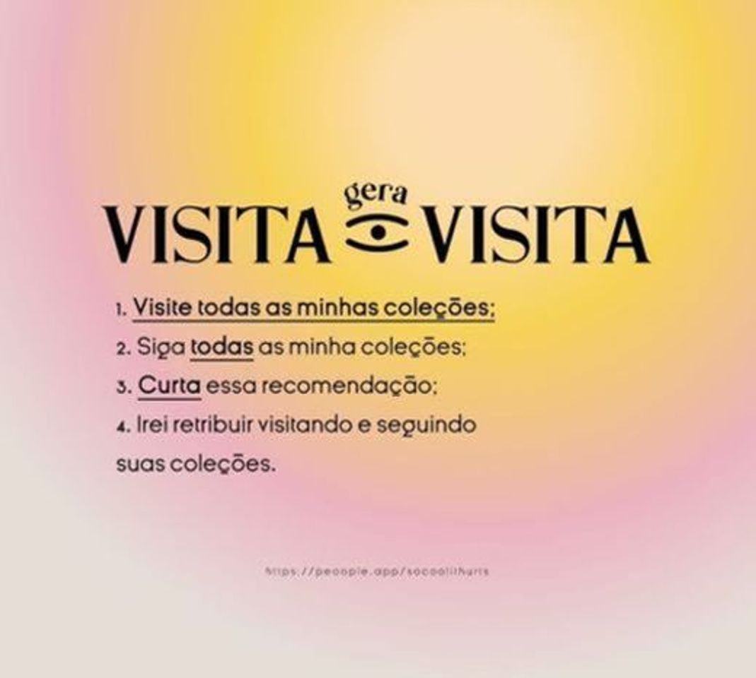 Social ✨ Retribuo visita ✨
