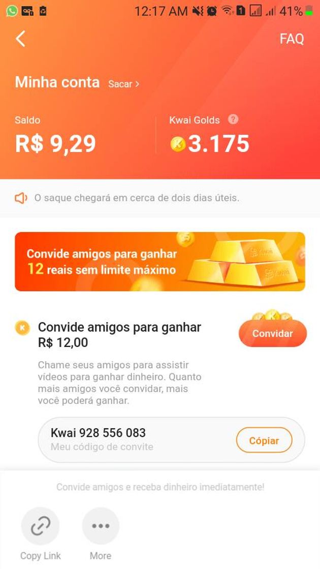 App Venha ganhar dinheiro assistindo vídeos que todos gostam.