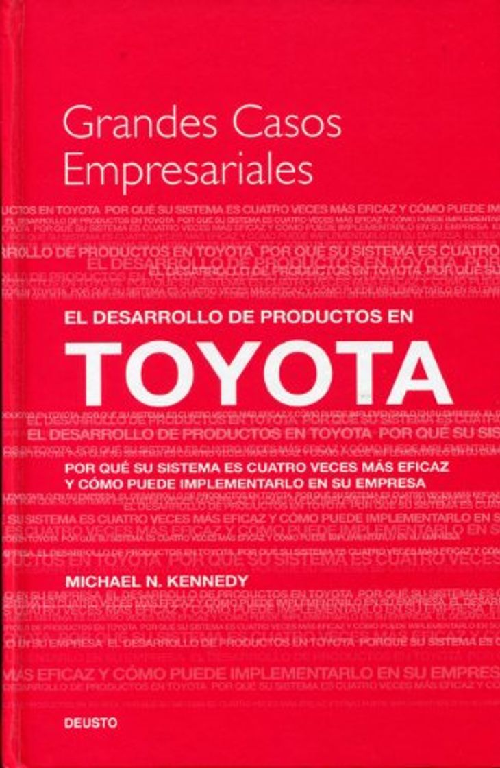 Book El desarrollo de productos en toyota