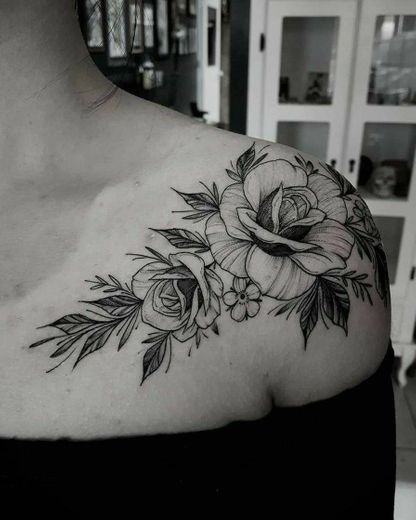 Flores no ombro ❤😍
