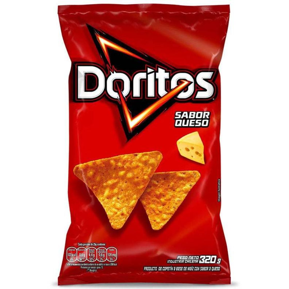 Producto Doritos Sabor queso Evercrisp