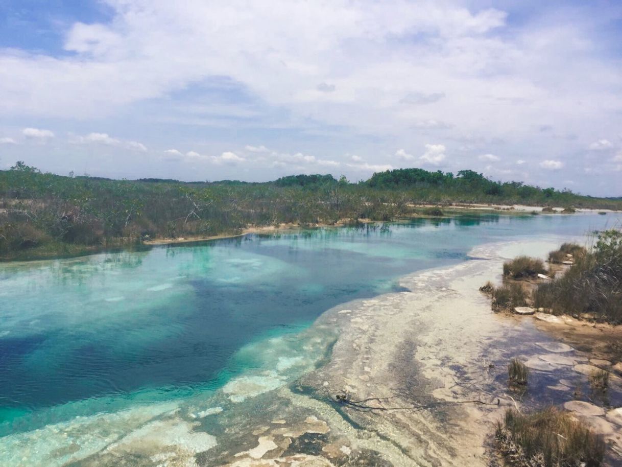 Place Los Rapidos laguna de Bacalar