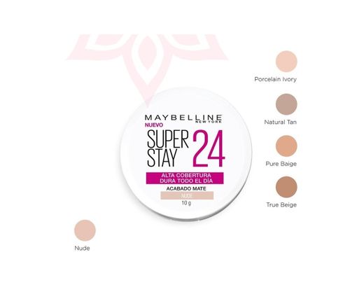Maybelline Super stay 24 acabado mate  