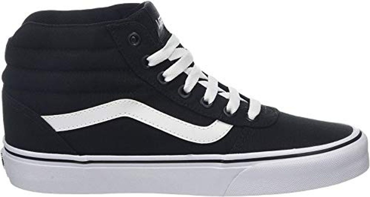 Fashion Vans Ward Hi Mujer, Zapatillas Altas, Negro