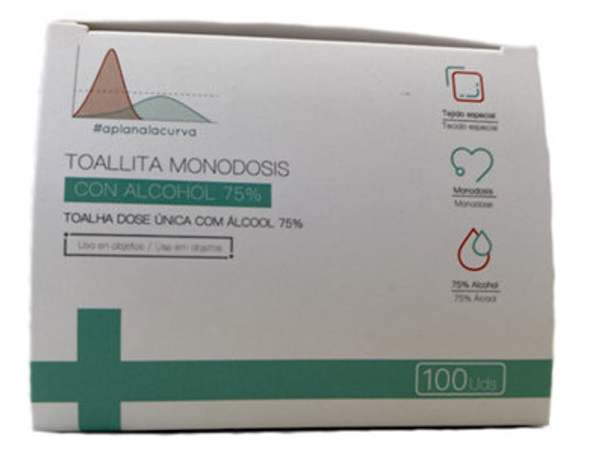 Product Caja de 100 toallitas higienizantes desinfectantes · LEROY MERLIN