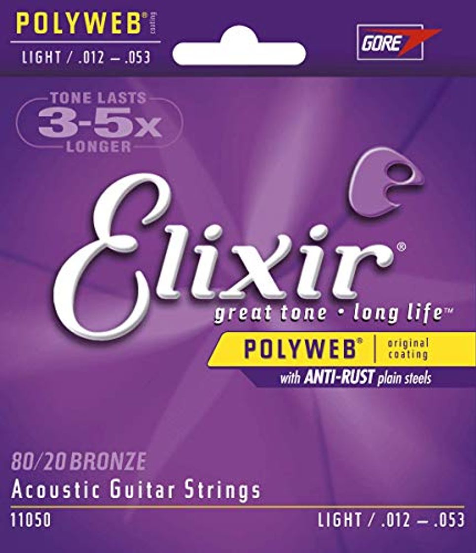 Producto Elixir 11050 - Juego de cuerdas para guitarra acústica de bronce