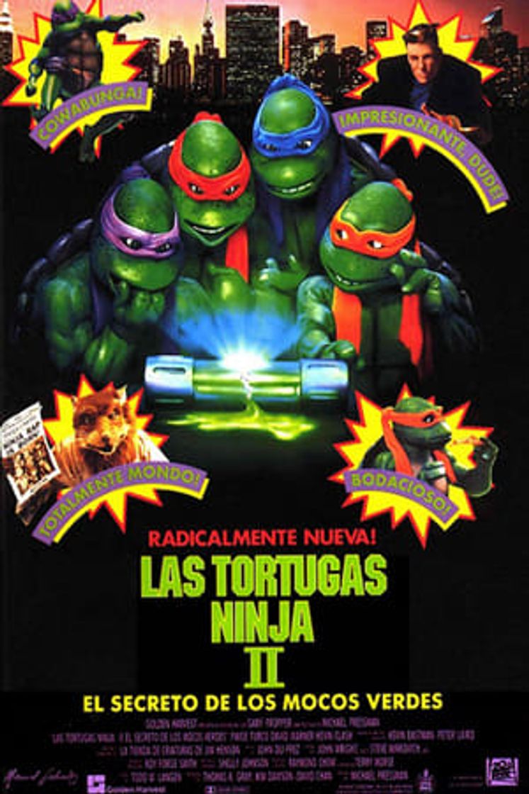 Película Las tortugas ninja II: El secreto de los mocos verdes