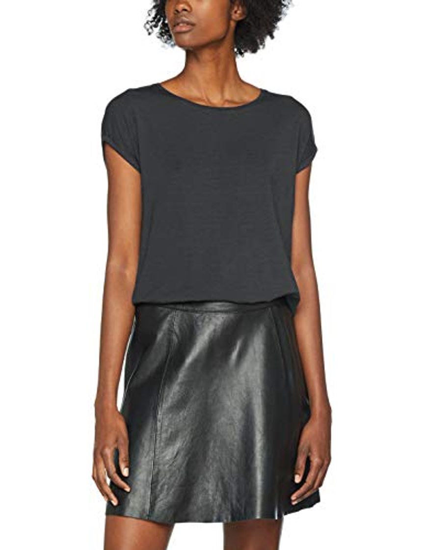 Social Vero Moda Vmava Plain SS Top Ga Noos Camiseta, Gris
