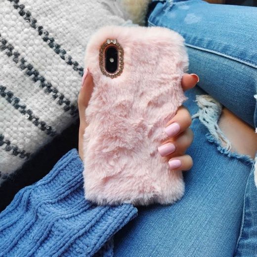 Iphone case super fluffy