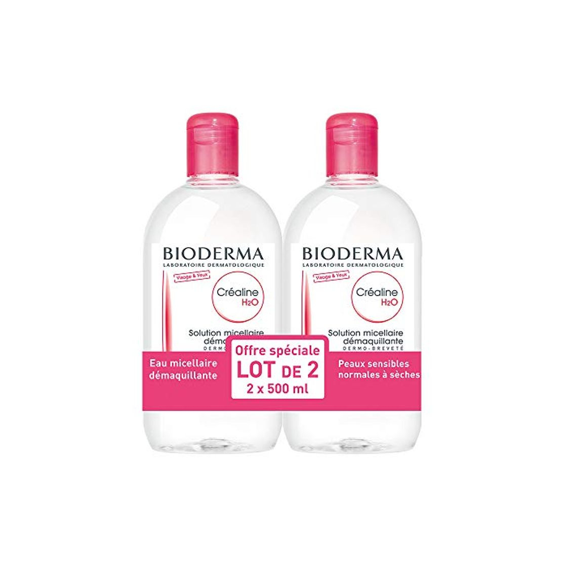 Social Bioderma Crealine H2O Micela solución 2 X 500 ML