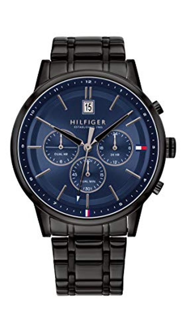 Fashion Tommy Hilfiger Reloj Analógico para Hombre de Cuarzo con Correa en Acero Inoxidable 1791633