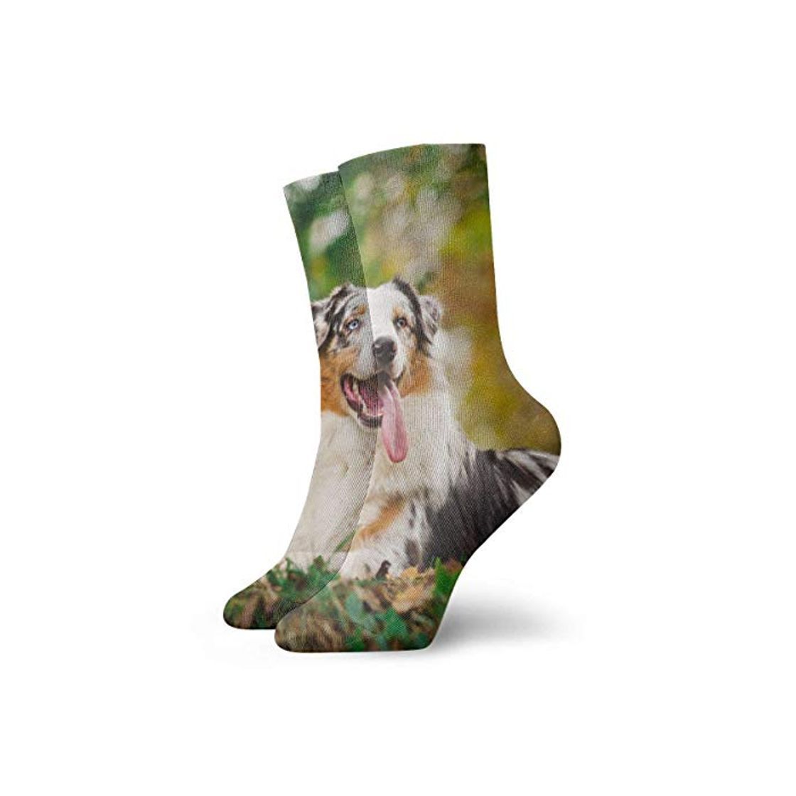 Fashion yting Schäferhund Zunge herausstrecken Lässige Baumwollsocken Unisex Sportsocken